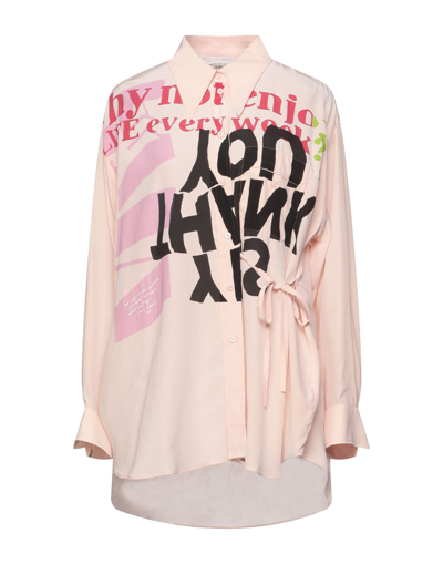 Shop Chloé Woman Shirt Light Pink Size 6 Silk