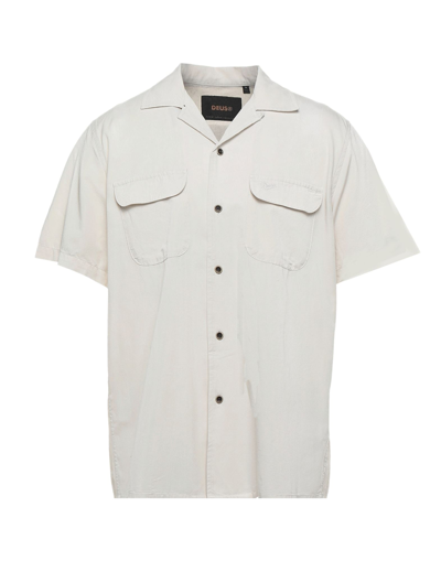 Shop Deus Ex Machina Man Shirt Ivory Size L Viscose, Cotton In White