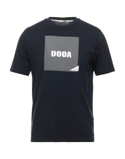 Shop Dooa Man T-shirt Midnight Blue Size Xxl Cotton