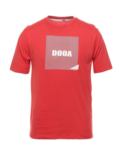 Shop Dooa Man T-shirt Red Size 3xl Cotton