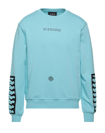 Shop Ihs Man Sweatshirt Sky Blue Size M Cotton