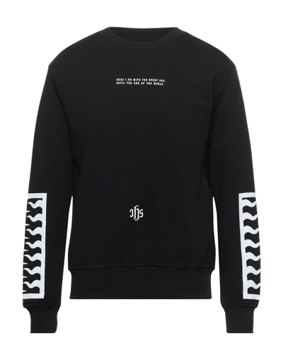Shop Ihs Man Sweatshirt Black Size S Cotton