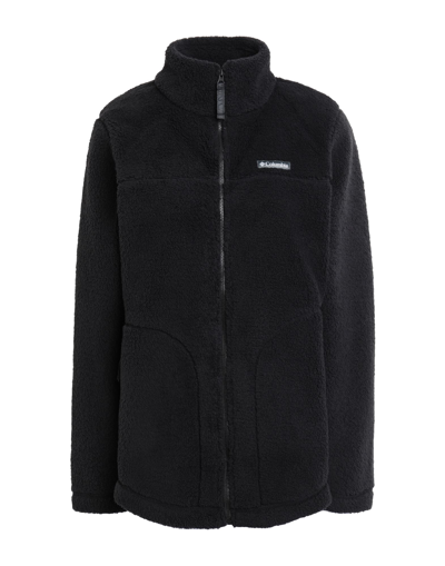 Shop Columbia West Bend Full Zip Woman Sweatshirt Black Size Xs Polyester