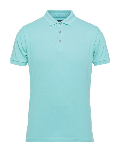 Shop Homeward Clothes Polo Shirts In Sky Blue