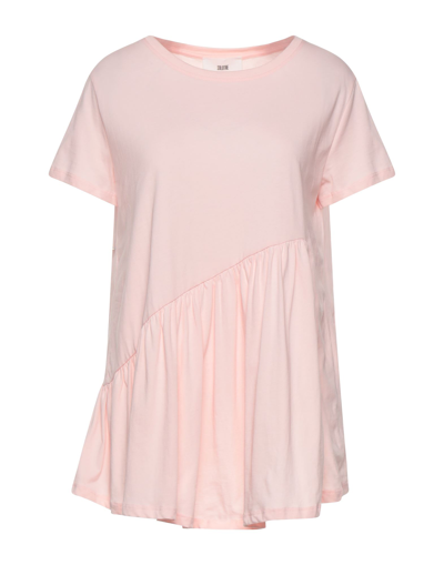 Shop Solotre T-shirts In Pink