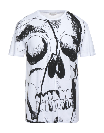 Shop Alexander Mcqueen T-shirts In White