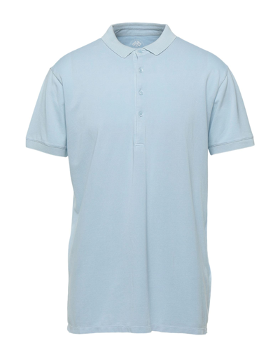 Shop Fradi Polo Shirts In Sky Blue