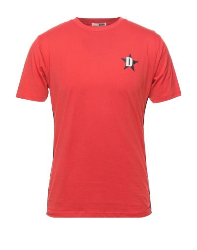 Shop Dooa Man T-shirt Red Size S Cotton