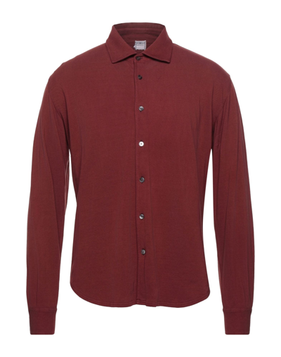 Shop Fedeli Shirts In Brown