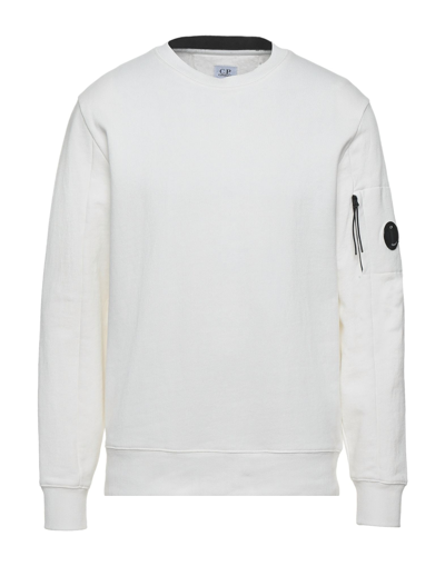 Shop C.p. Company Sweatshirts In White
