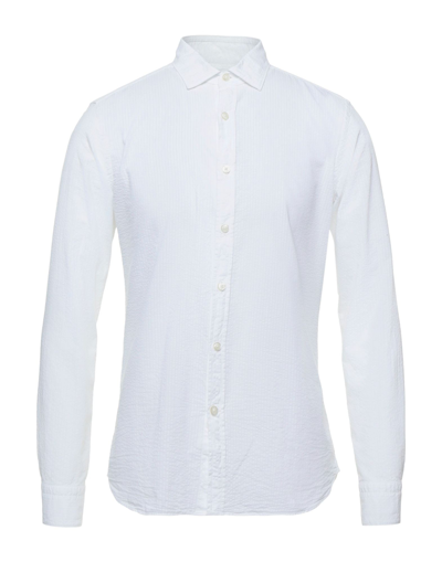 Shop Ghirardelli Man Shirt White Size 17 Cotton
