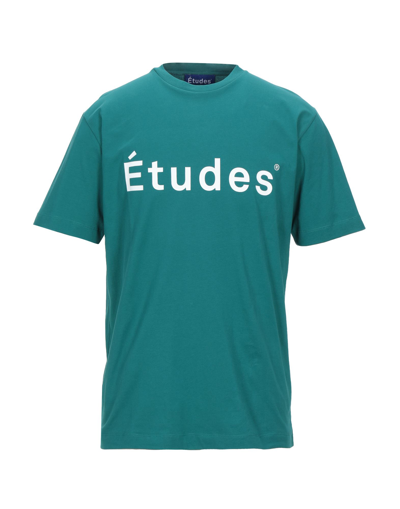Shop Etudes Studio Études Man T-shirt Deep Jade Size M Cotton In Green