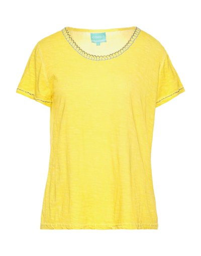Shop Iconique T-shirts In Yellow