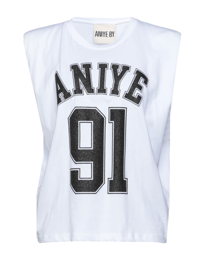 Shop Aniye By Woman T-shirt White Size 8 Cotton