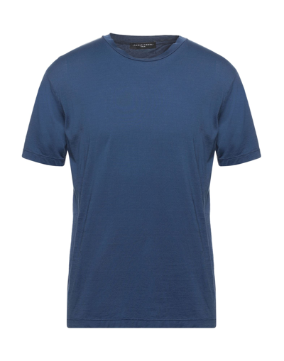 Shop Daniele Fiesoli T-shirts In Dark Blue