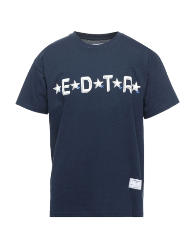 Shop The Editor Man T-shirt Midnight Blue Size M Cotton