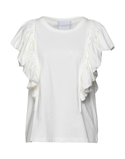 Philosophy Di Lorenzo Serafini T-shirts In White