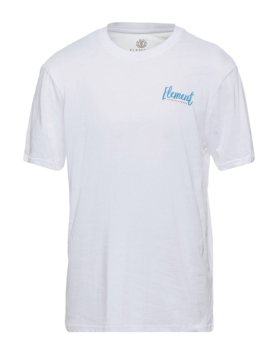 Shop Element Man T-shirt White Size Xl Cotton