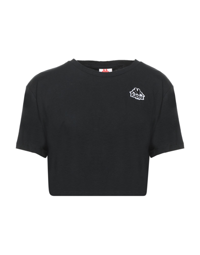 Shop Kappa Woman T-shirt Black Size Xl Cotton