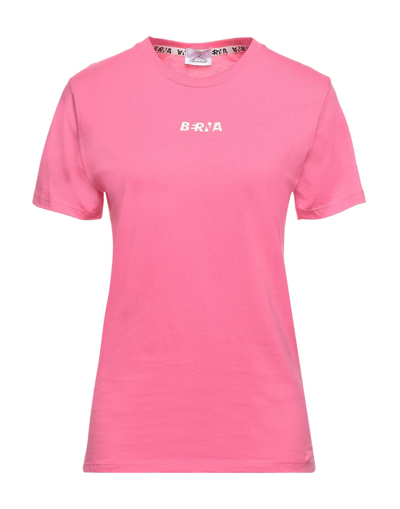 Shop Berna Woman T-shirt Pink Size Xs Cotton