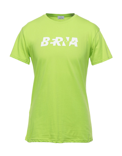Shop Berna Man T-shirt Green Size S Cotton