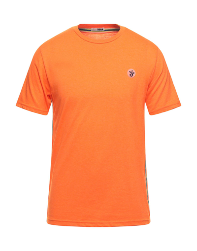 Shop Dooa Man T-shirt Orange Size L Cotton, Polyester