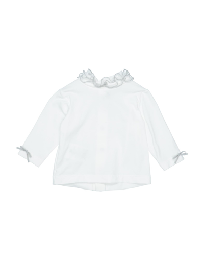 Shop Aletta Newborn Girl T-shirt White Size 3 Cotton, Elastane, Silk