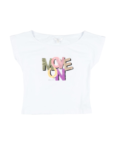 Shop Kocca Toddler Girl T-shirt White Size 6 Cotton