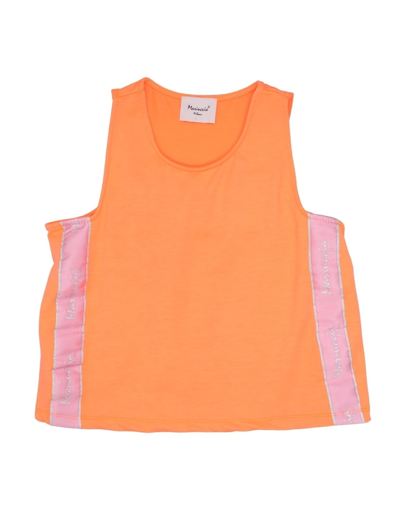 Shop Mariuccia T-shirts In Orange
