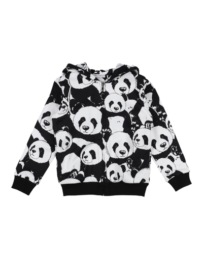 Shop Dolce & Gabbana Toddler Boy Sweatshirt Black Size 7 Cotton, Elastane