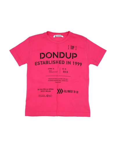 Shop Dondup Toddler Boy T-shirt Fuchsia Size 4 Cotton In Pink