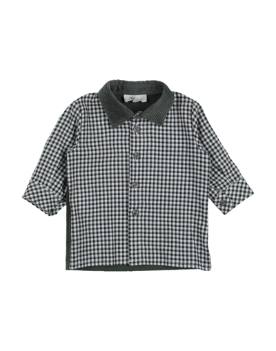 Shop Aletta Newborn Boy Shirt Dark Green Size 3 Cotton