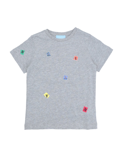 Shop Lanvin Toddler Boy T-shirt Grey Size 6 Cotton