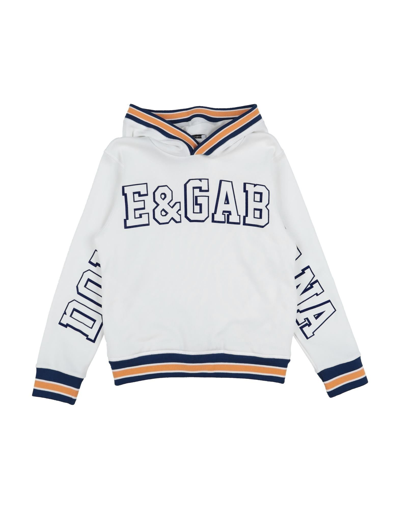 Shop Dolce & Gabbana Toddler Boy Sweatshirt White Size 7 Cotton, Pvc - Polyvinyl Chloride, Elastane