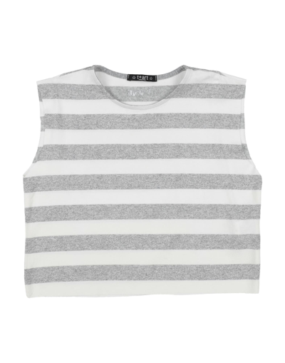 Shop T+art Toddler Girl T-shirt Light Grey Size 6 Viscose, Elastane