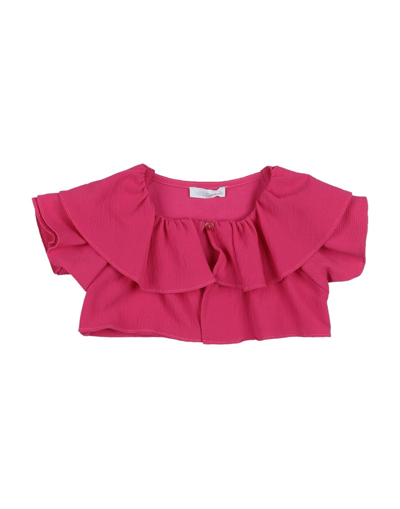 Shop Meilisa Bai Toddler Girl Shirt Fuchsia Size 7 Polyester, Elastane In Pink