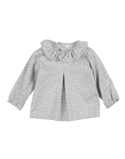 Shop Aletta Newborn Girl Top Light Grey Size 3 Cotton