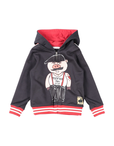 Shop Dolce & Gabbana Toddler Boy Sweatshirt Black Size 6 Cotton