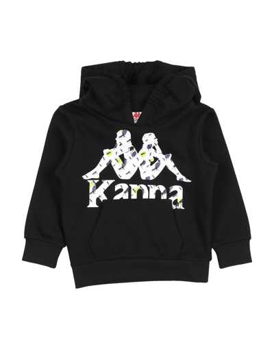 Shop Kappa Toddler Boy Sweatshirt Black Size 6 Cotton, Polyester