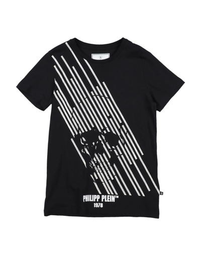 Shop Philipp Plein Toddler Boy T-shirt Black Size 6 Cotton