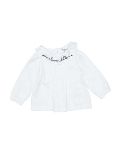 Shop Aletta Newborn Girl Top White Size 3 Cotton, Elastane