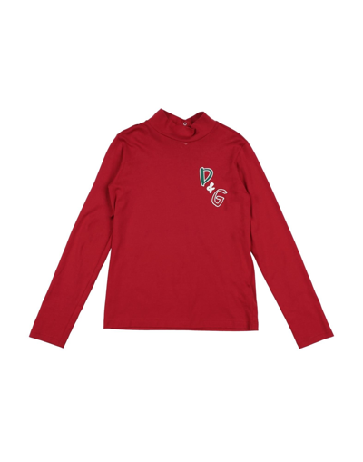 Shop Dolce & Gabbana Toddler Girl T-shirt Red Size 5 Cotton, Polyester, Viscose