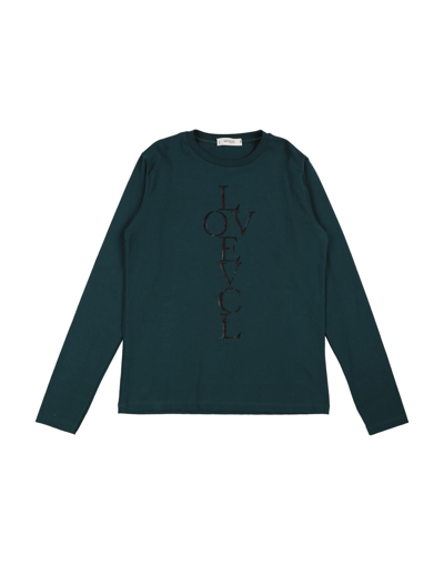 Shop Vicolo Toddler Girl T-shirt Dark Green Size 6 Cotton, Elastane