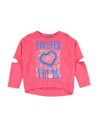 Shop Please Toddler Girl Sweatshirt Coral Size 4 Cotton In Red