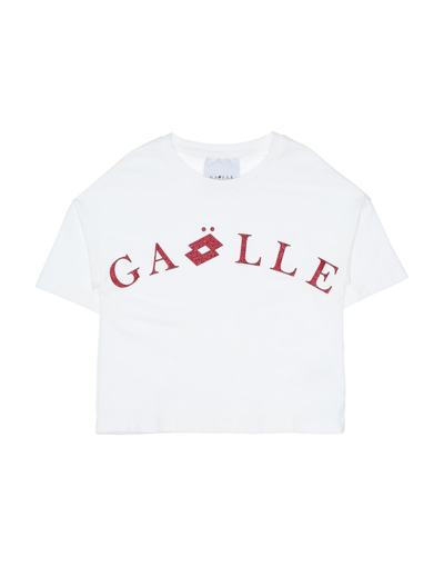 Shop Gaëlle X Lotto Leggenda Toddler Girl T-shirt White Size 6 Cotton, Elastane