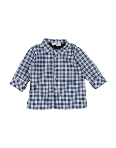 Shop Aletta Newborn Boy Shirt Blue Size 3 Cotton, Elastane
