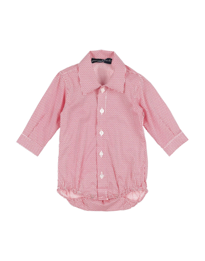 Shop Manuell & Frank Newborn Boy Shirt Red Size 0 Cotton, Elastane