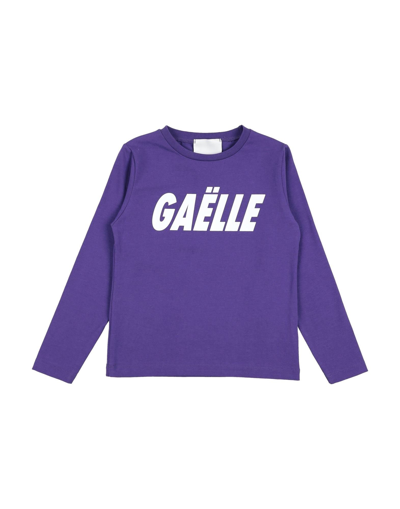 Shop Gaelle Paris Gaëlle Paris Toddler Girl T-shirt Purple Size 4 Cotton, Elastane