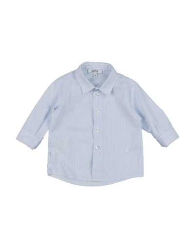 Shop Aletta Newborn Boy Shirt Sky Blue Size 3 Cotton, Elastane