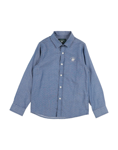 Shop Beverly Hills Polo Club Toddler Boy Shirt Slate Blue Size 6 Cotton